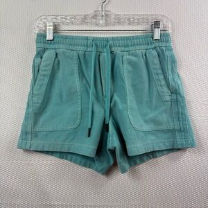 Athleta Farallon Sweat Shorts Teal Athletic Shorts Size XS